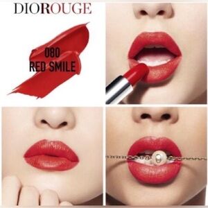 DIOR Rouge #080 Red Smile Lipstick